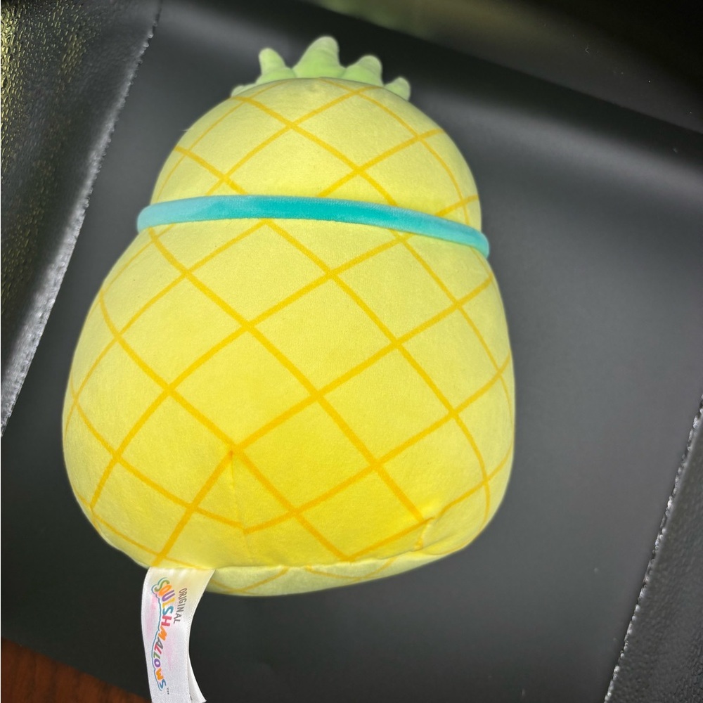 Squishmallows Yellow Pineapple Plush with Green Crown - Picture 3 of 4